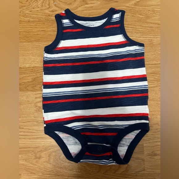 Carter’s Striped Baby Outfit Set with Bodysuit,Shirt and Pants (Size 12 Months) - Picture 7 of 10